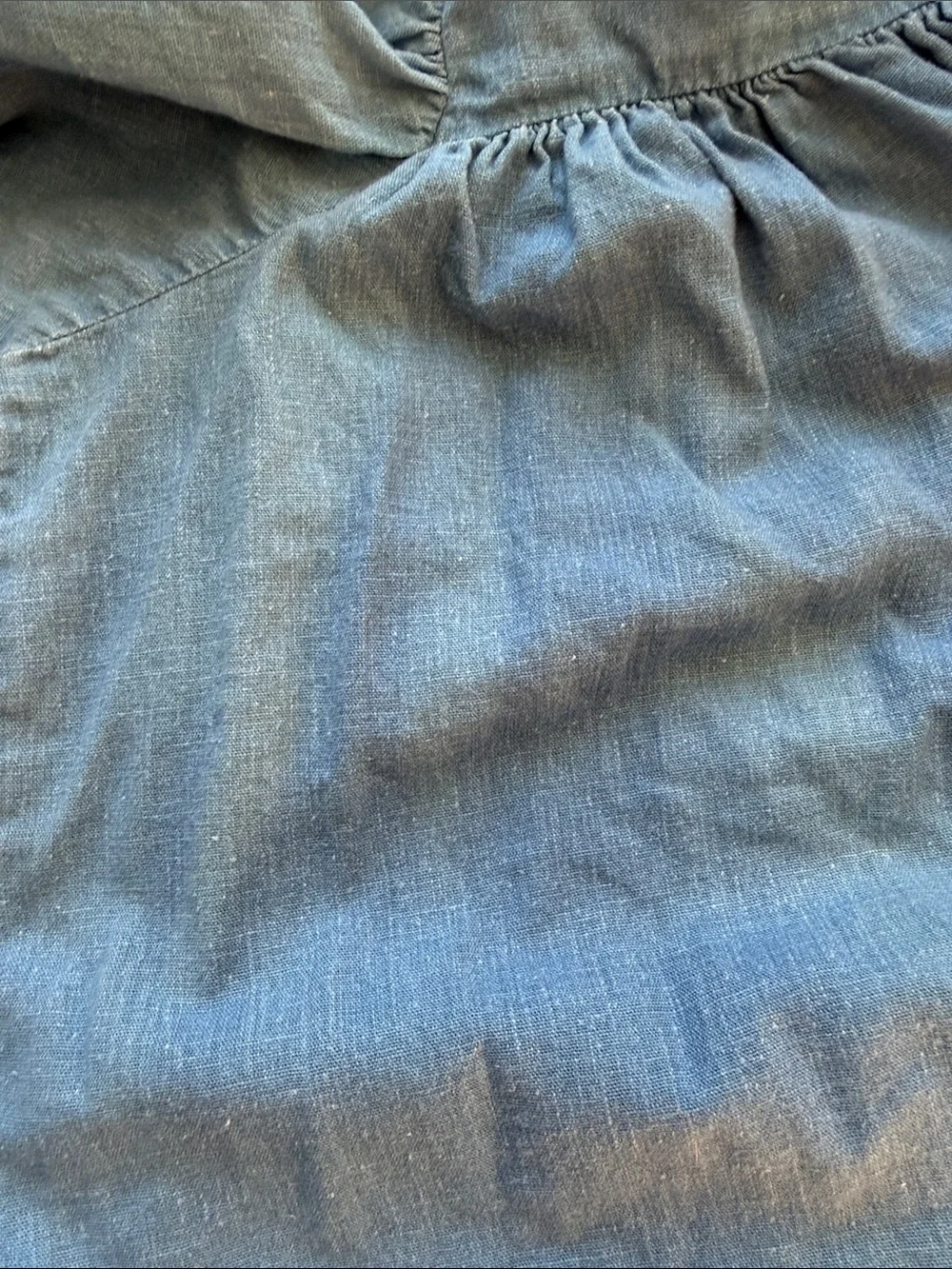 Soor ploom Kids Long Sleeve Blue Denim Dress